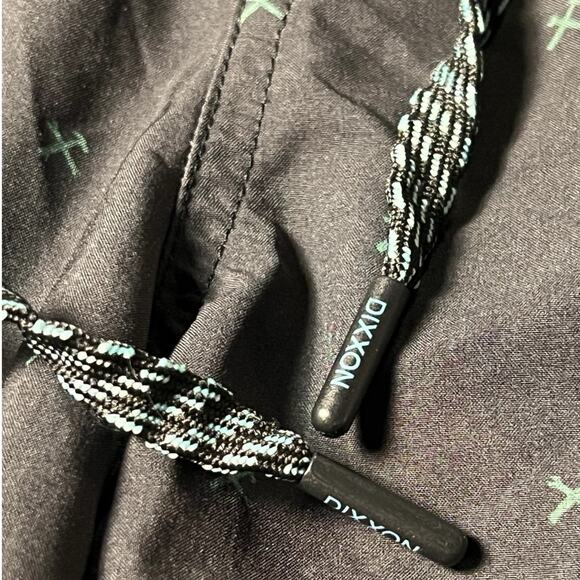 Dixxon Men Finney Chad Shorts Mens Small Quick Dry Swim Trunks Scalloped Leg AOP - Picture 6 of 7